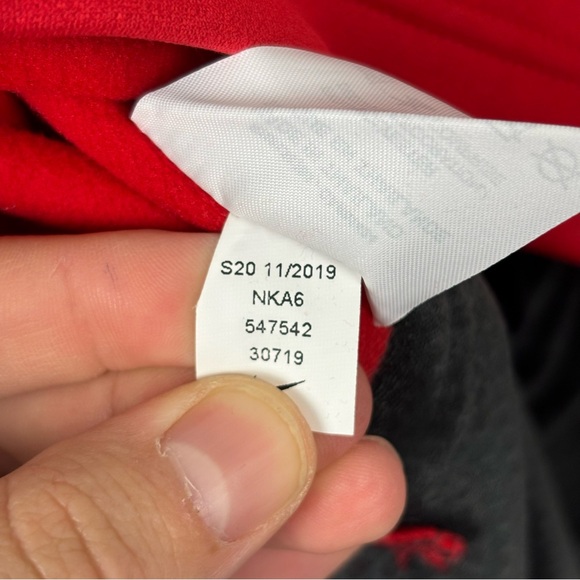 Nike Dri-Fit MLB Authentic Red Therma Pullover NWT Washington Nationals Medium - Picture 13 of 14